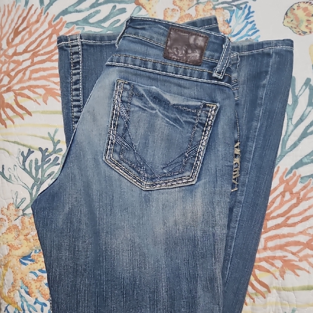 Women's Boot Cut Jeans in Classic Blue Denim